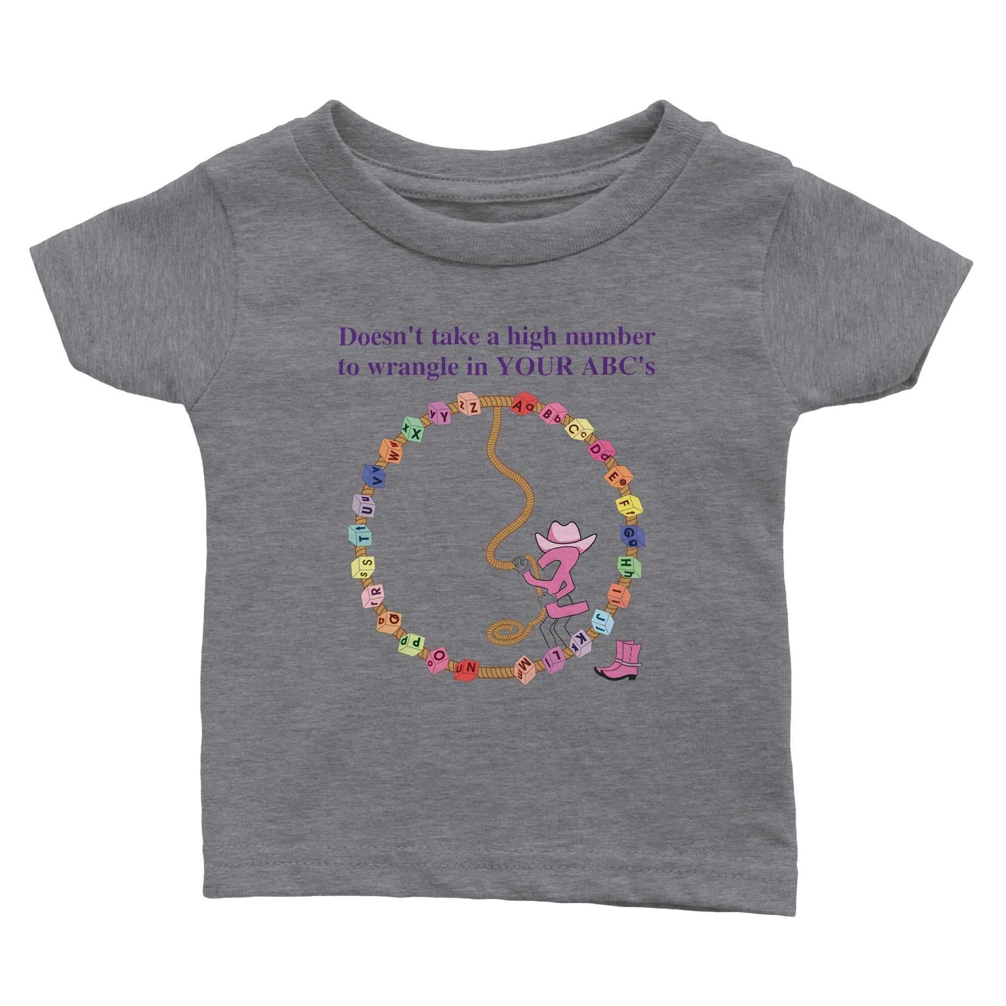 Classic Baby Crewneck T-shirt - Whipping those numbers into learning