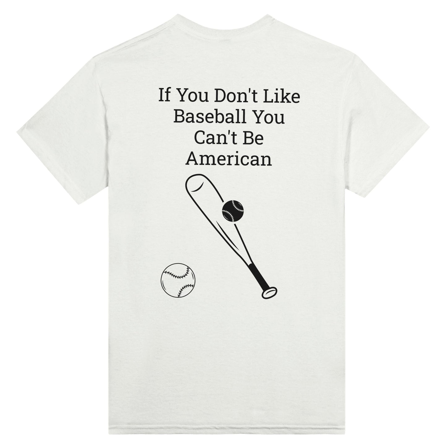 Heavyweight Unisex Crewneck T-shirt - American Baseball