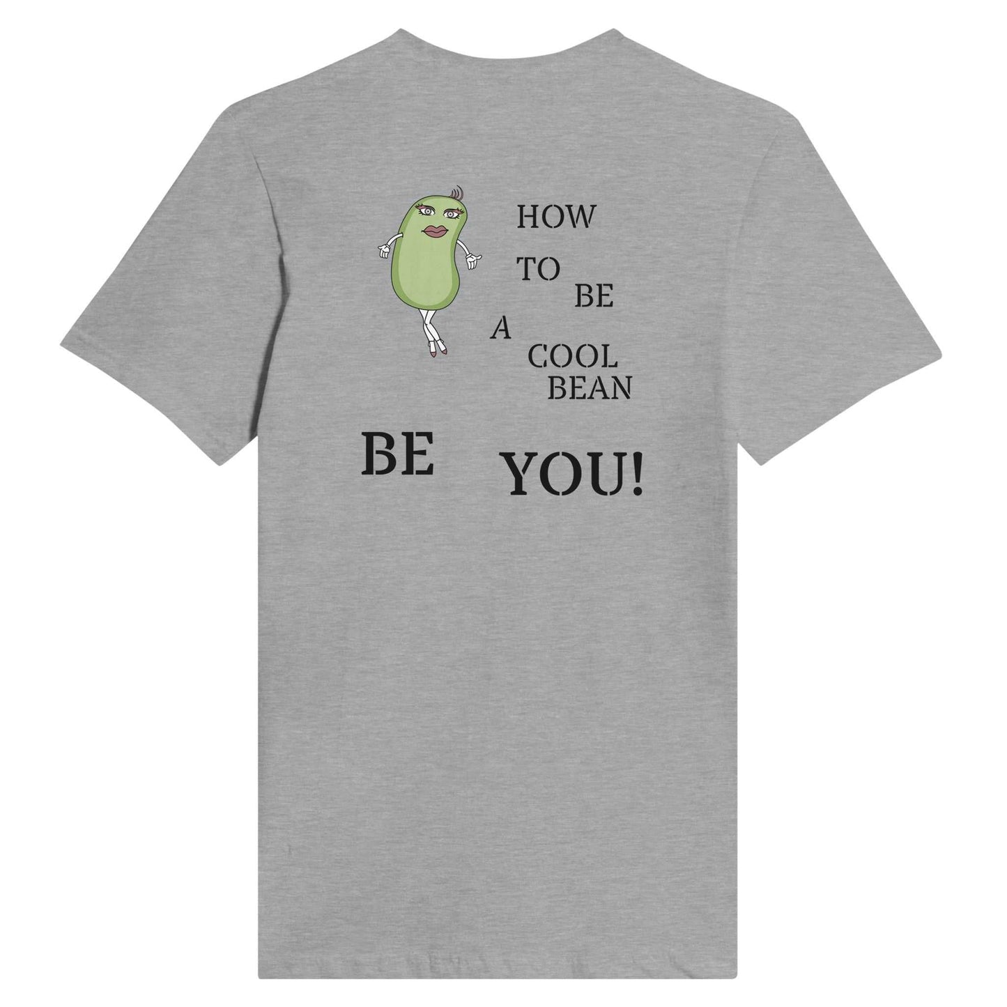 Classic Womens Crewneck T-shirt - Just Be You - Cool Lima Bean