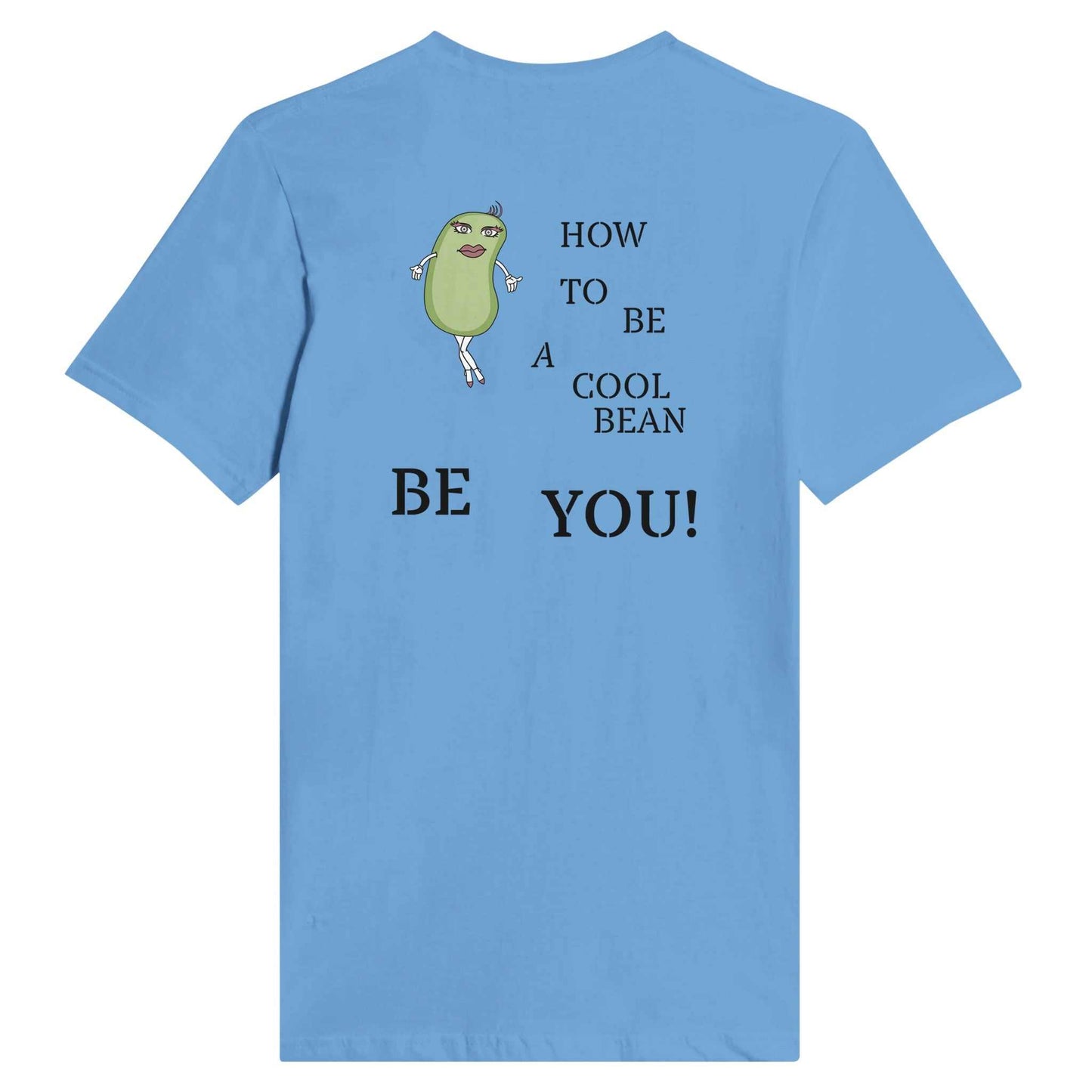 Classic Womens Crewneck T-shirt - Just Be You - Cool Lima Bean