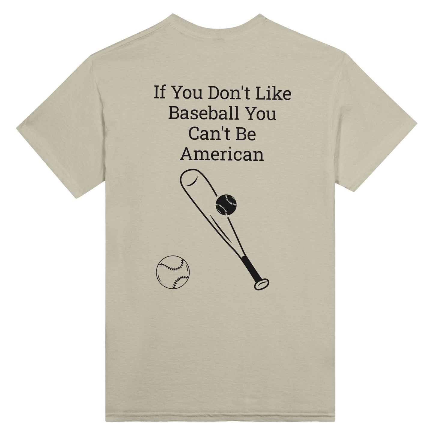 Heavyweight Unisex Crewneck T-shirt - American Baseball