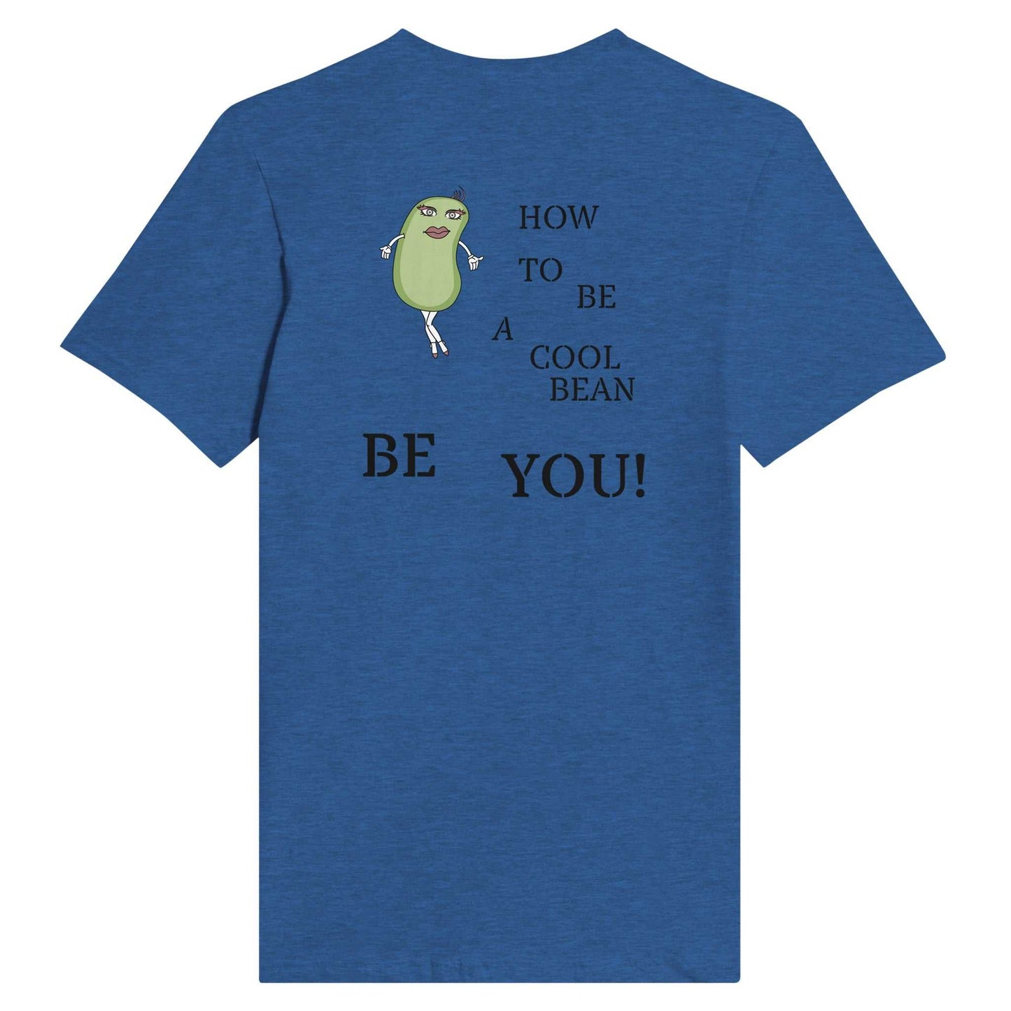 Classic Womens Crewneck T-shirt - Just Be You - Cool Lima Bean