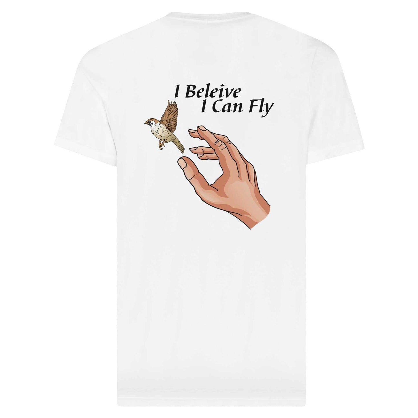 Premium Unisex Crewneck T-shirt - I Believe, I Can Fly
