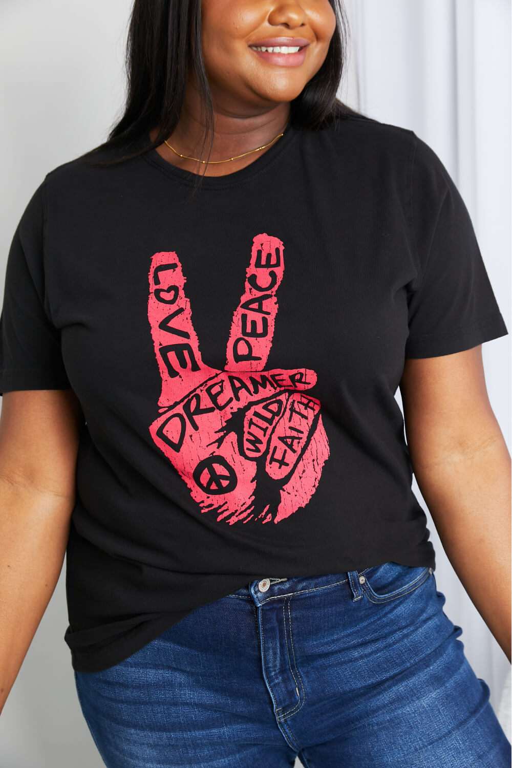 mineB Full Size Graphic Tunic