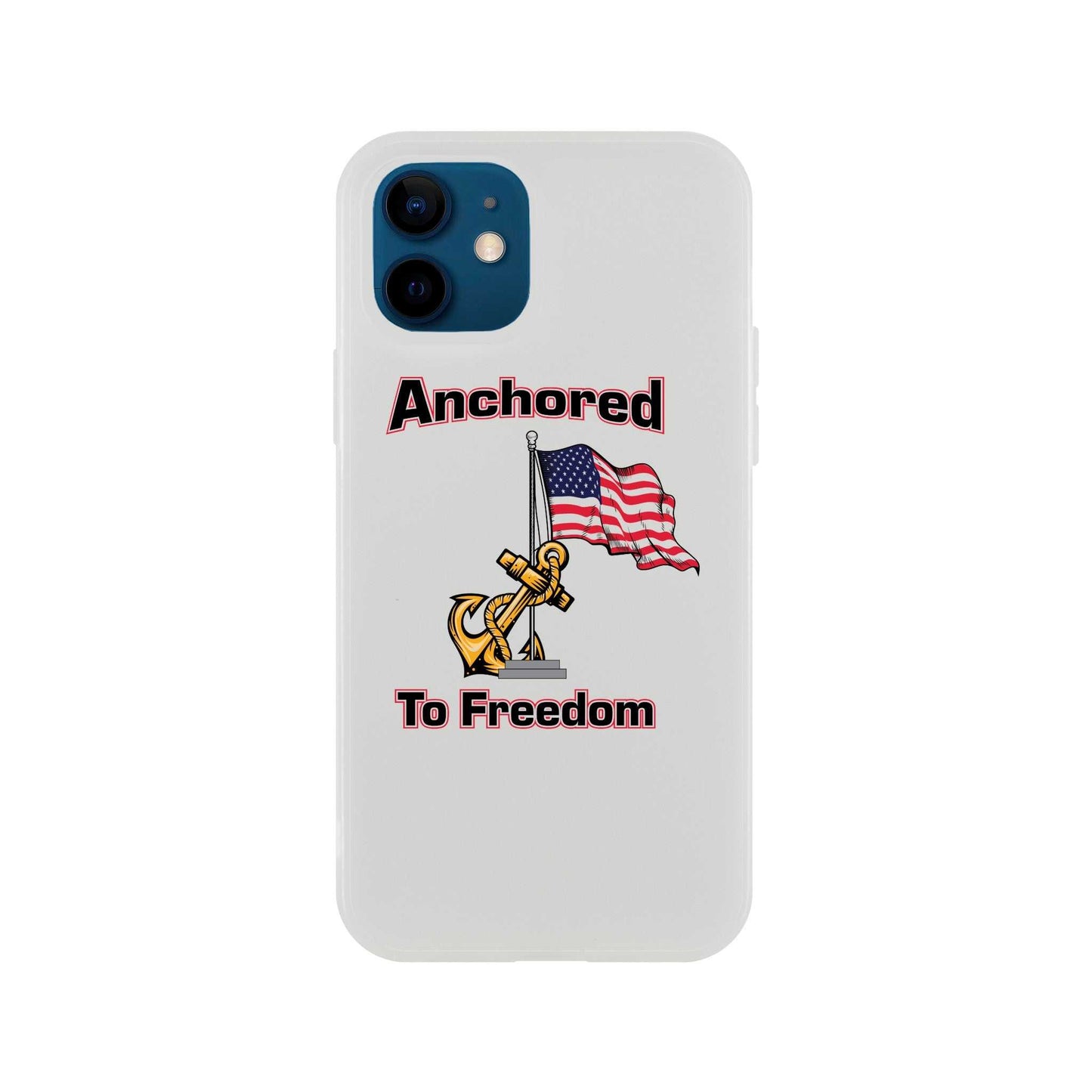 Apple Flexi case - Anchored to Freedom