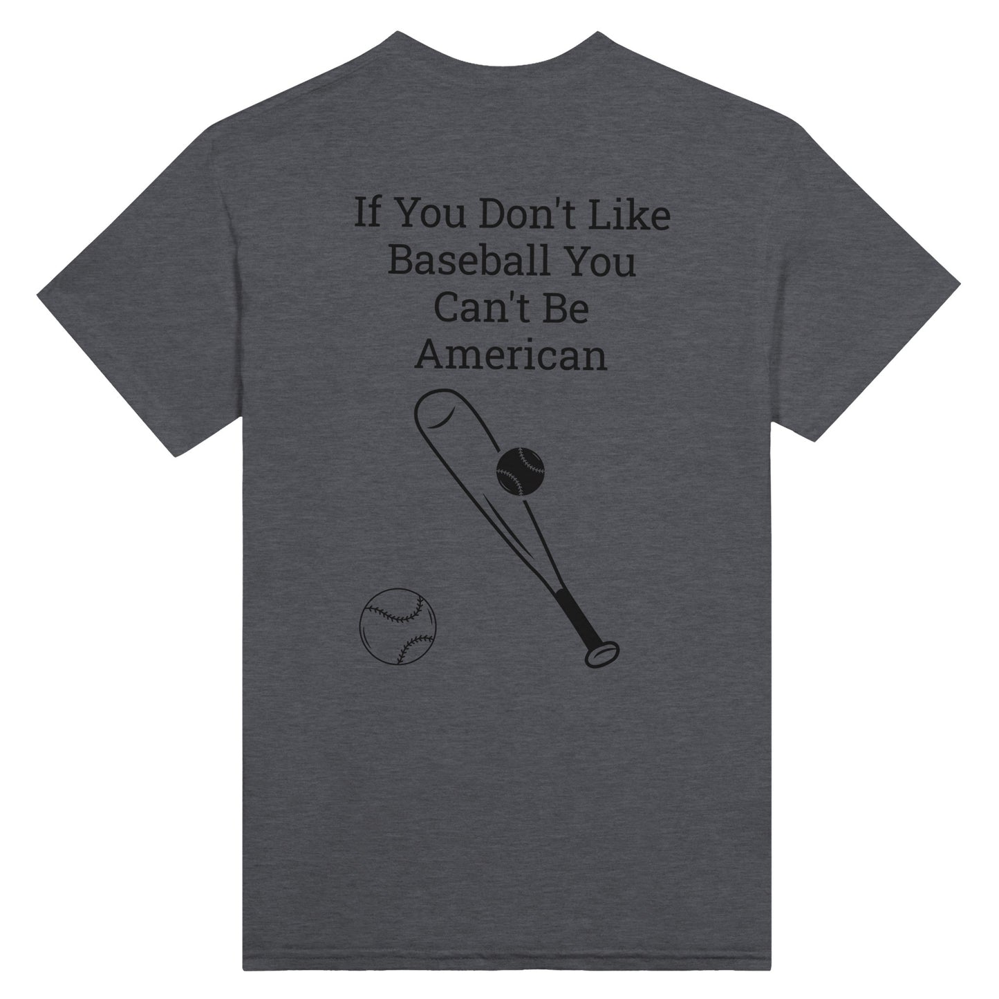 Heavyweight Unisex Crewneck T-shirt - American Baseball
