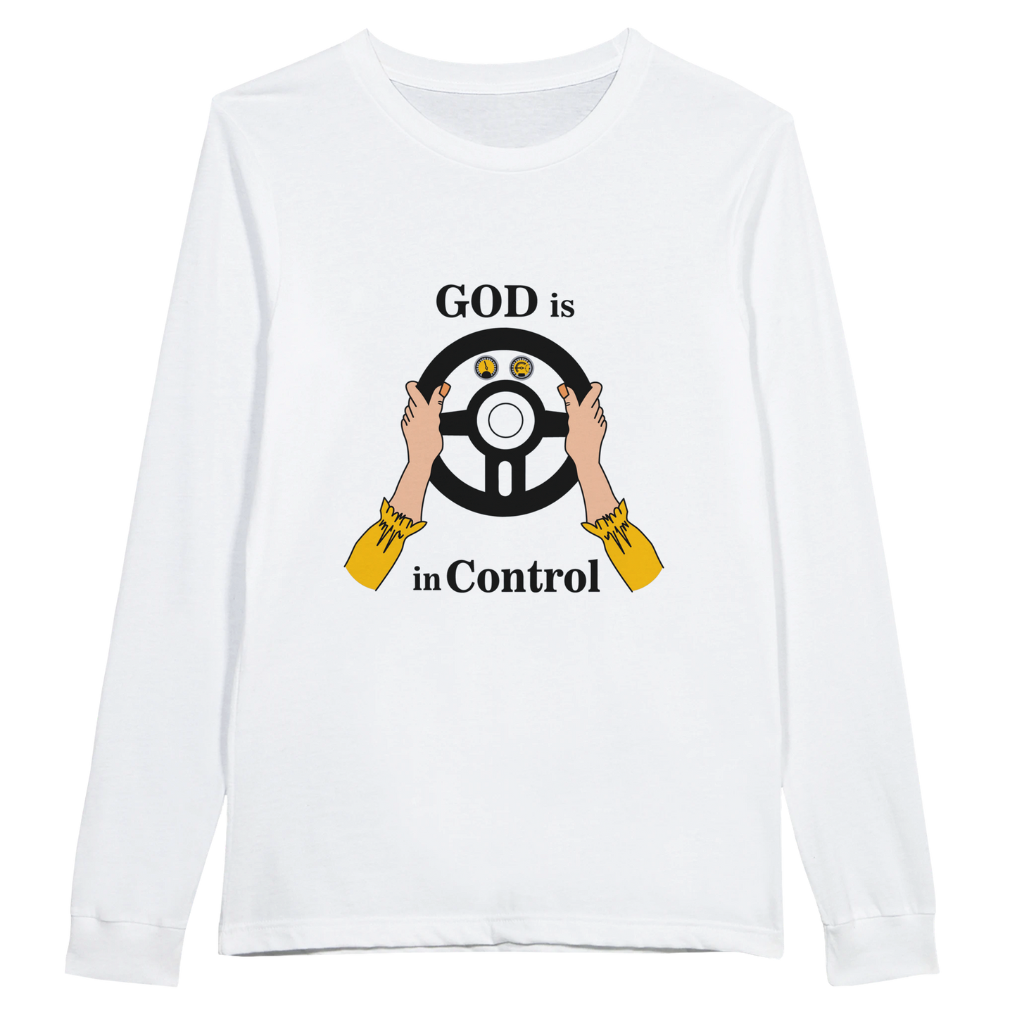 Premium Unisex Longsleeve T-shirt - God is In Control