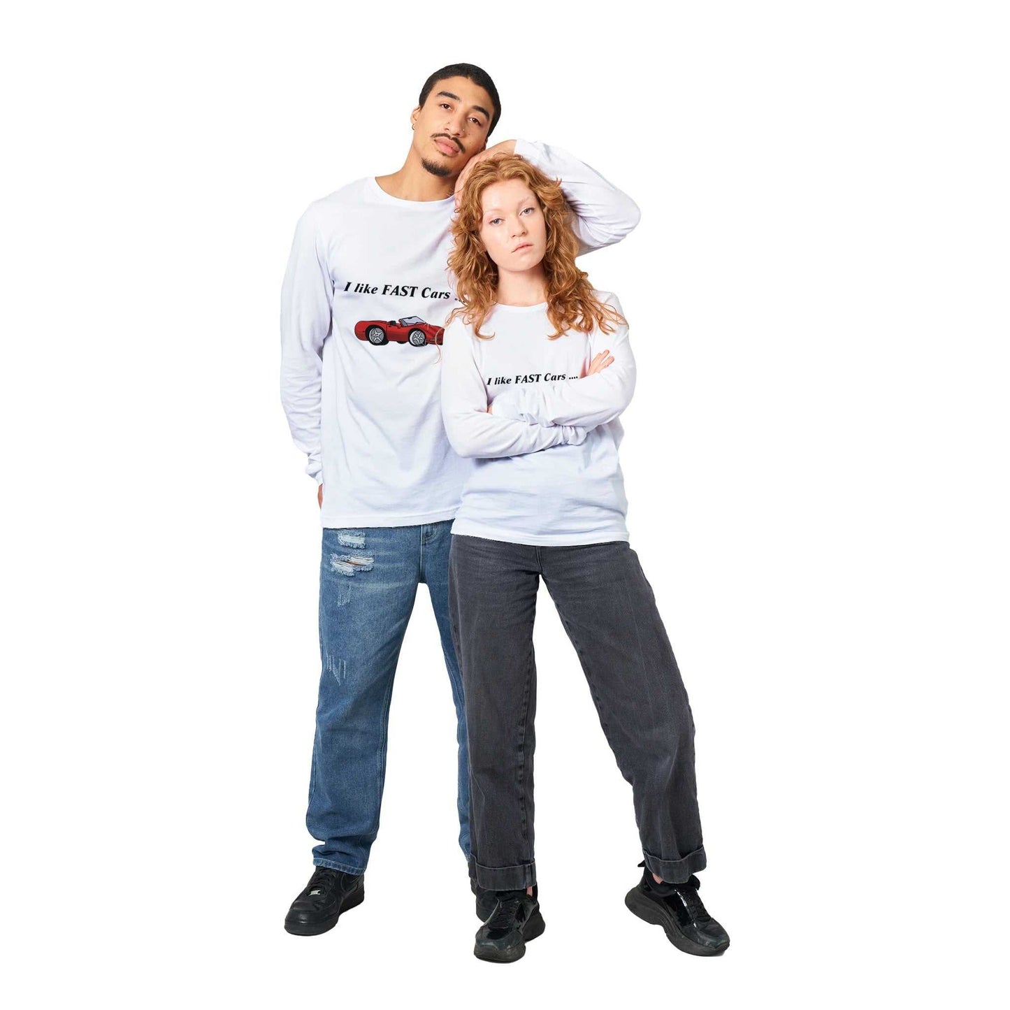 Premium Unisex Longsleeve T-shirt - I like Fast Cars