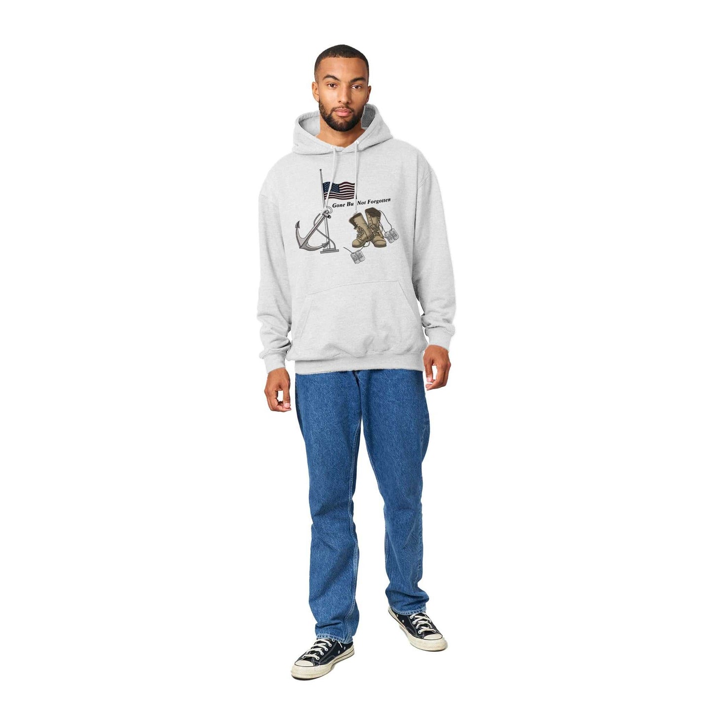 Premium Unisex Pullover Hoodie - Gone But NOT Forgotten