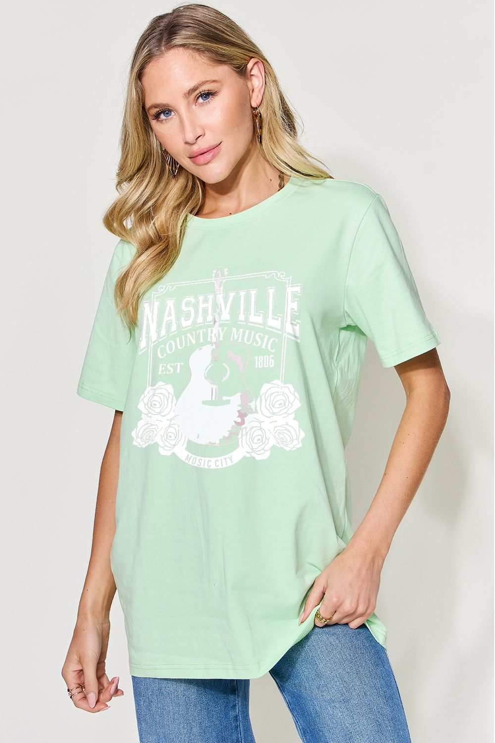Simply Love Full Size Graphic Round Neck Short Sleeve T-Shirt