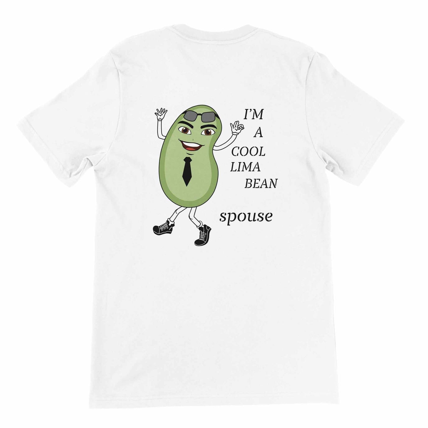 Premium Unisex Crewneck T-shirt - Cool Lima Bean Spouse