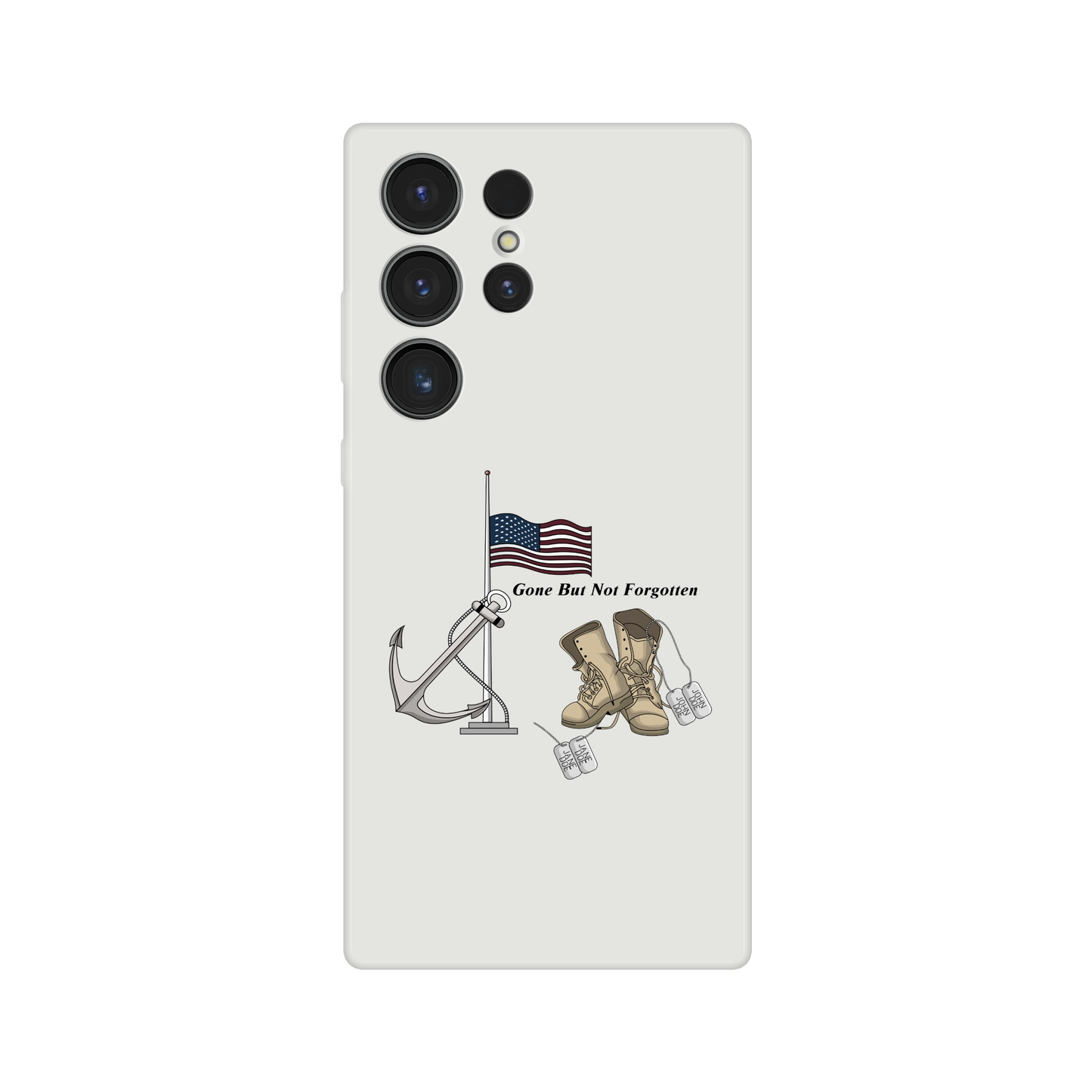 Samsung Flexi case - Gone But Not Forgotten