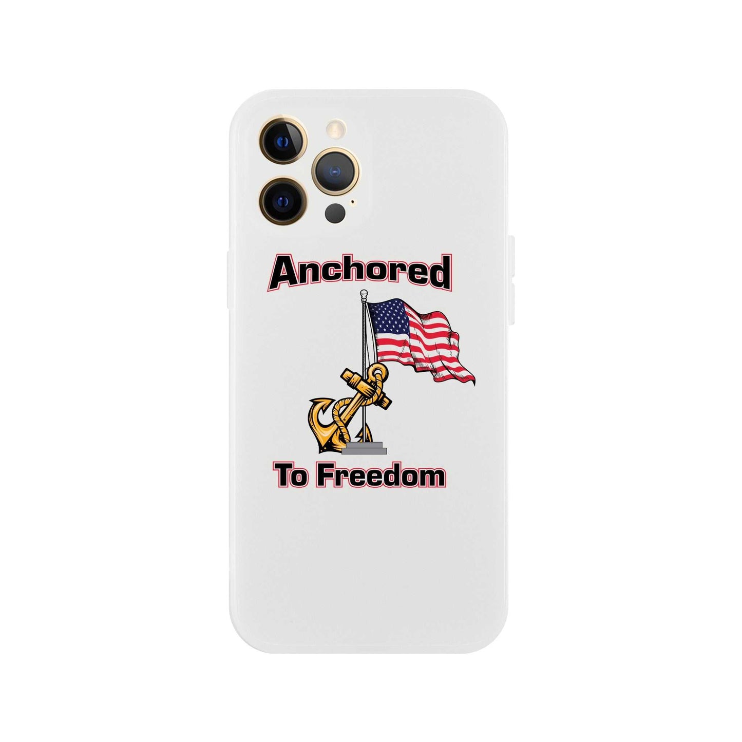 Apple Flexi case - Anchored to Freedom