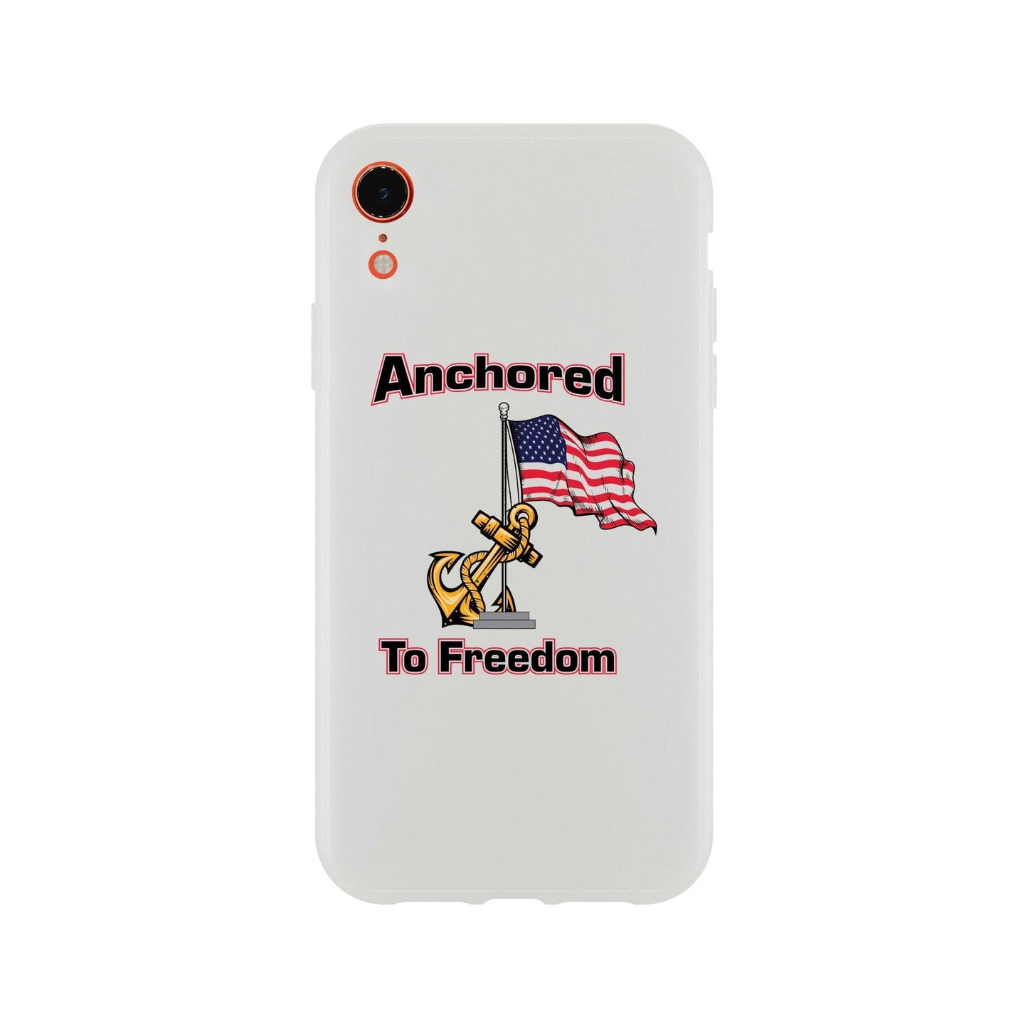 Apple Flexi case - Anchored to Freedom