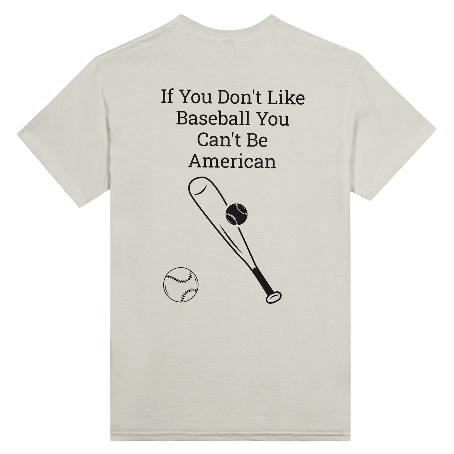 Heavyweight Unisex Crewneck T-shirt - American Baseball