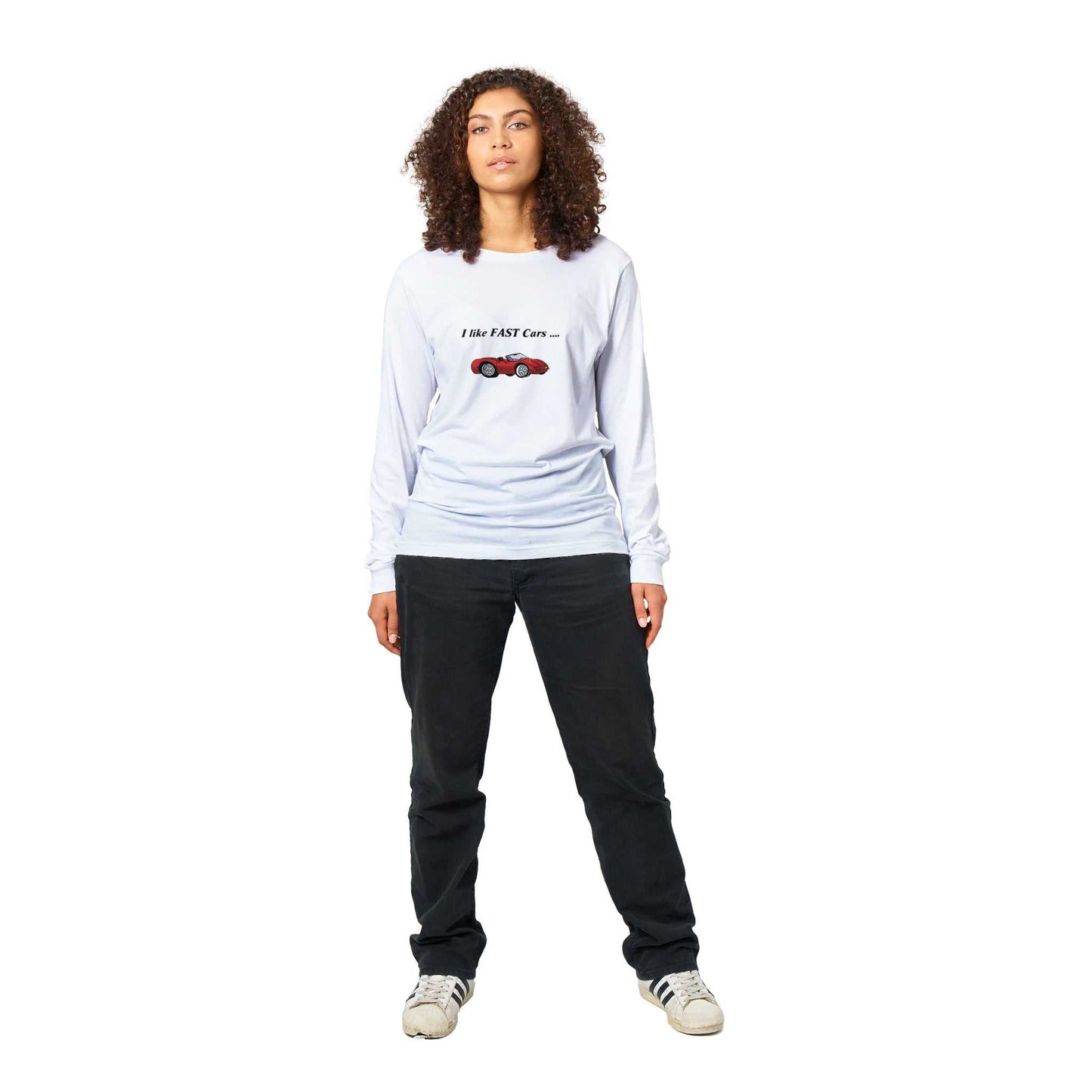 Premium Unisex Longsleeve T-shirt - I like Fast Cars
