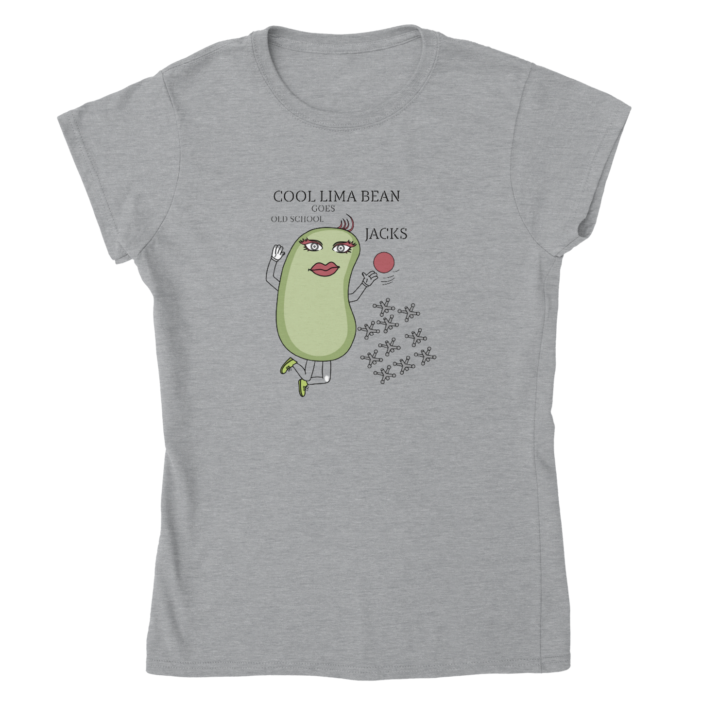 Classic Womens Crewneck T-shirt - Female Old School Jacks