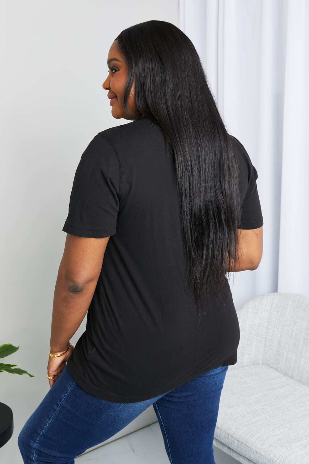 mineB Full Size Graphic Tunic