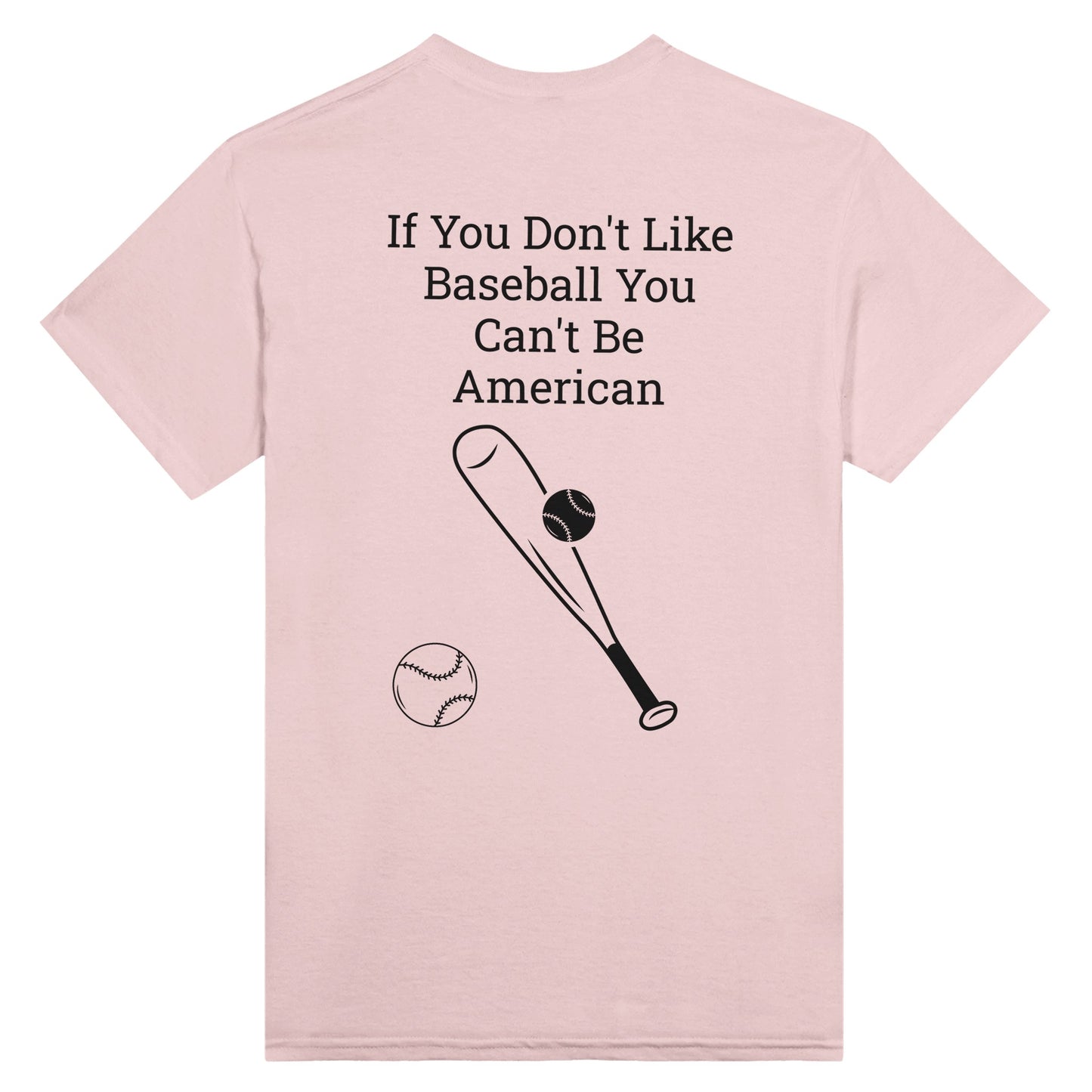 Heavyweight Unisex Crewneck T-shirt - American Baseball