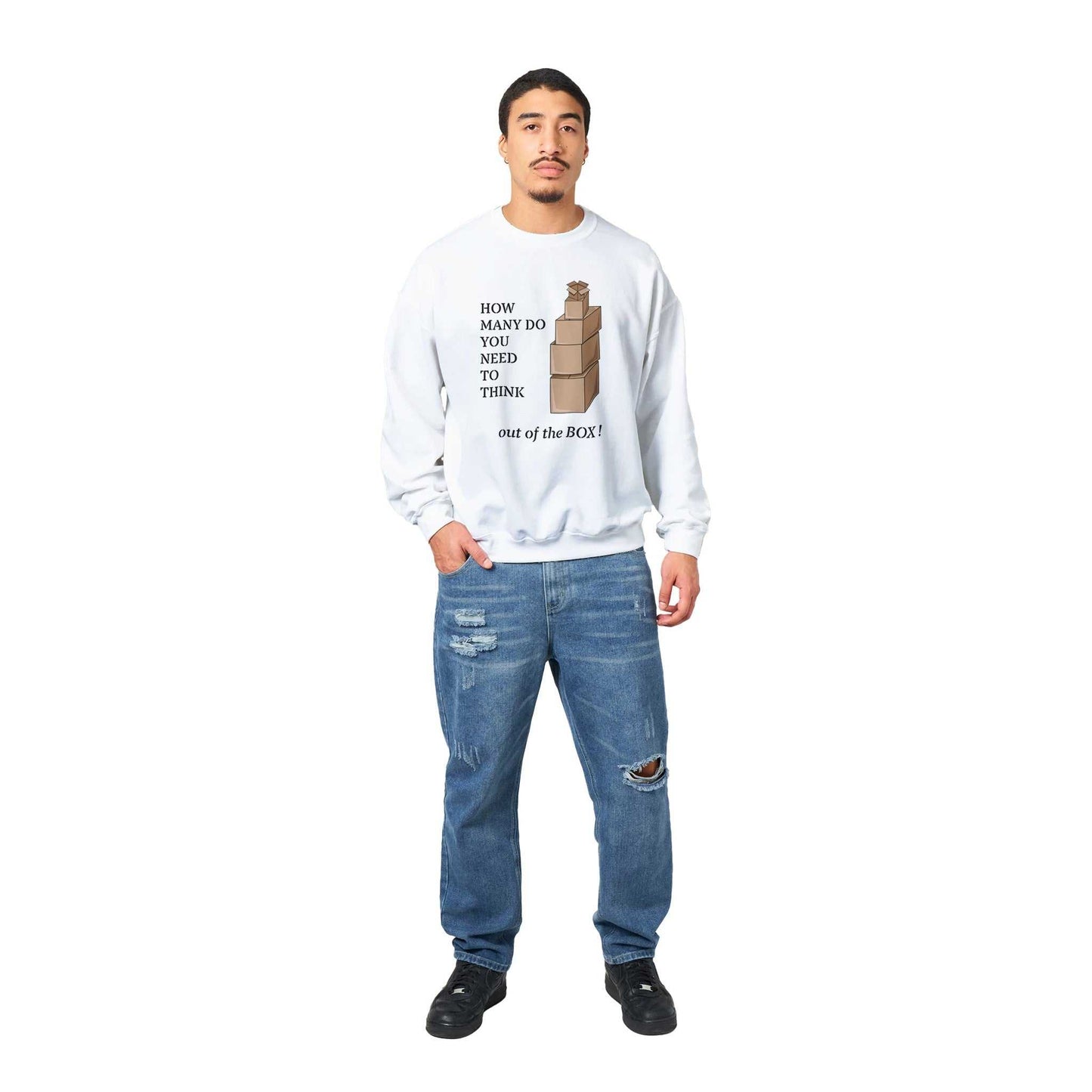 Classic Unisex Crewneck Sweatshirt - Thinking out the Box