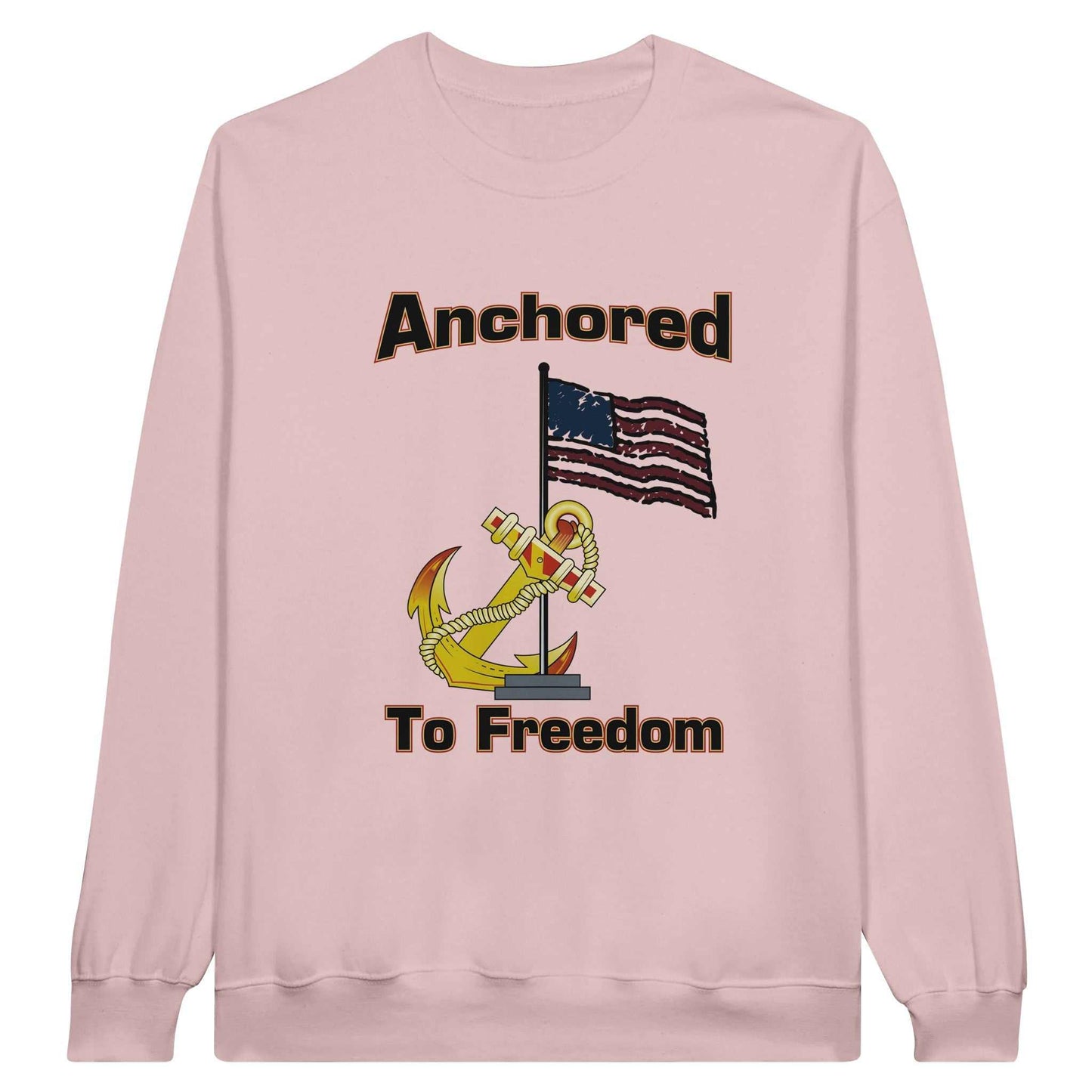 Classic Unisex Crewneck Sweatshirt - Anchored to Freedom