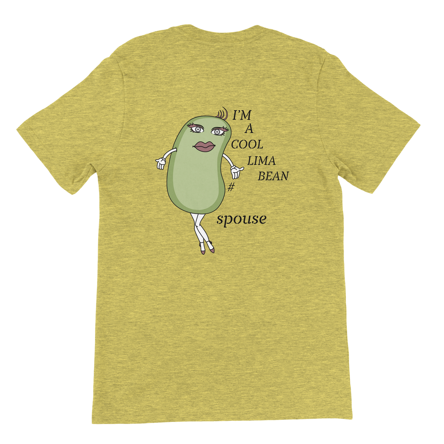 Premium Unisex Crewneck T-shirt - Cool Lima Bean Spouse