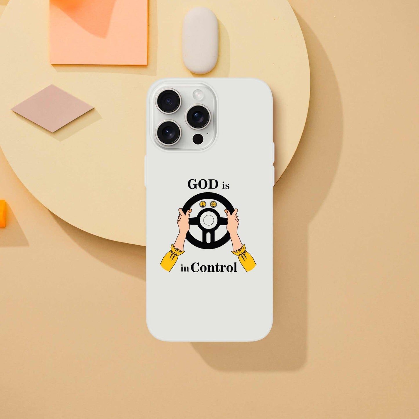 Apple Flexi case - God Is In Control