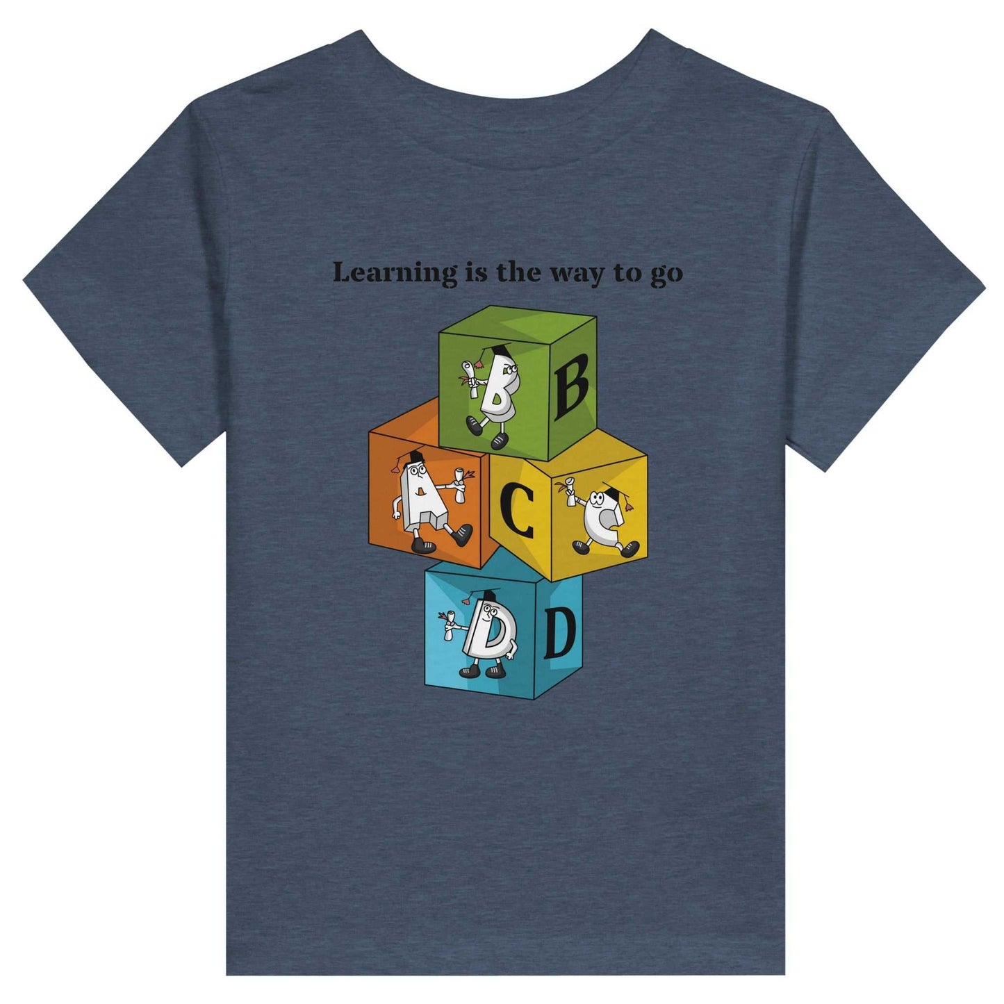 Toddler Staple T-Shirt | Bella + Canvas 3001T - Learning ABC's