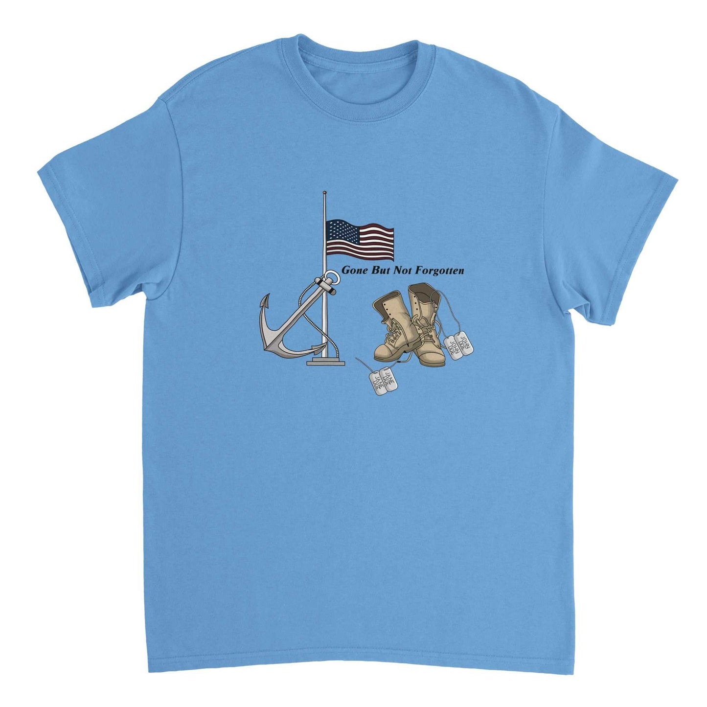 Heavyweight Unisex Crewneck T-shirt - Gone But NOT Forgotten