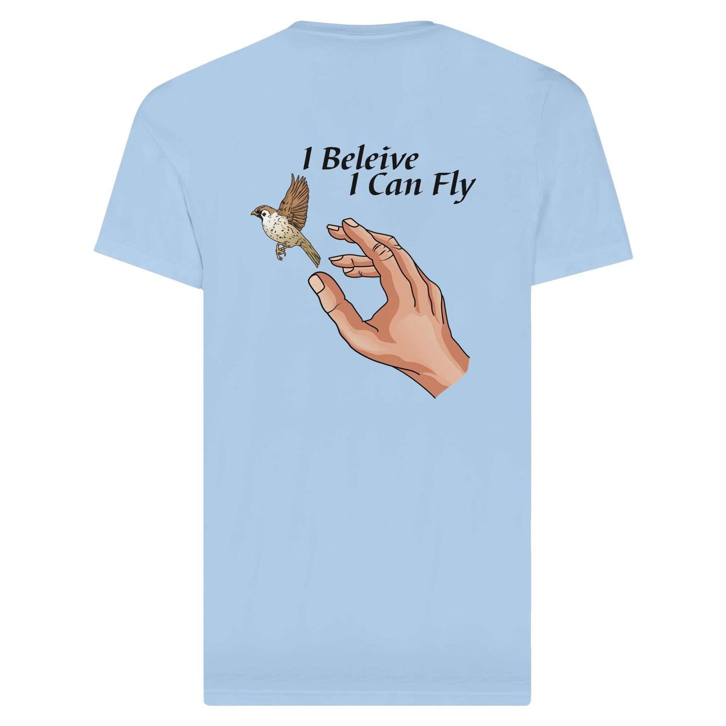 Premium Unisex Crewneck T-shirt - I Believe, I Can Fly