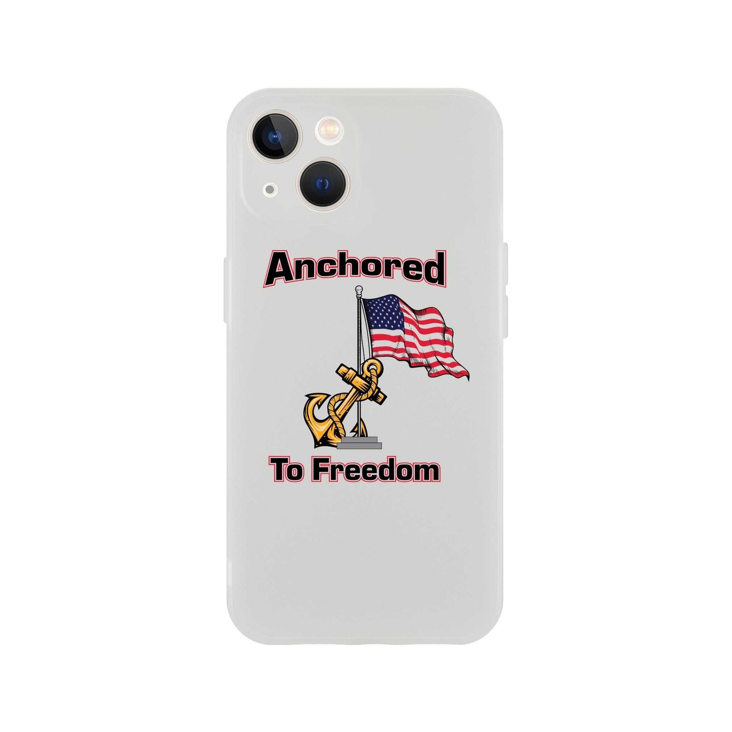 Apple Flexi case - Anchored to Freedom