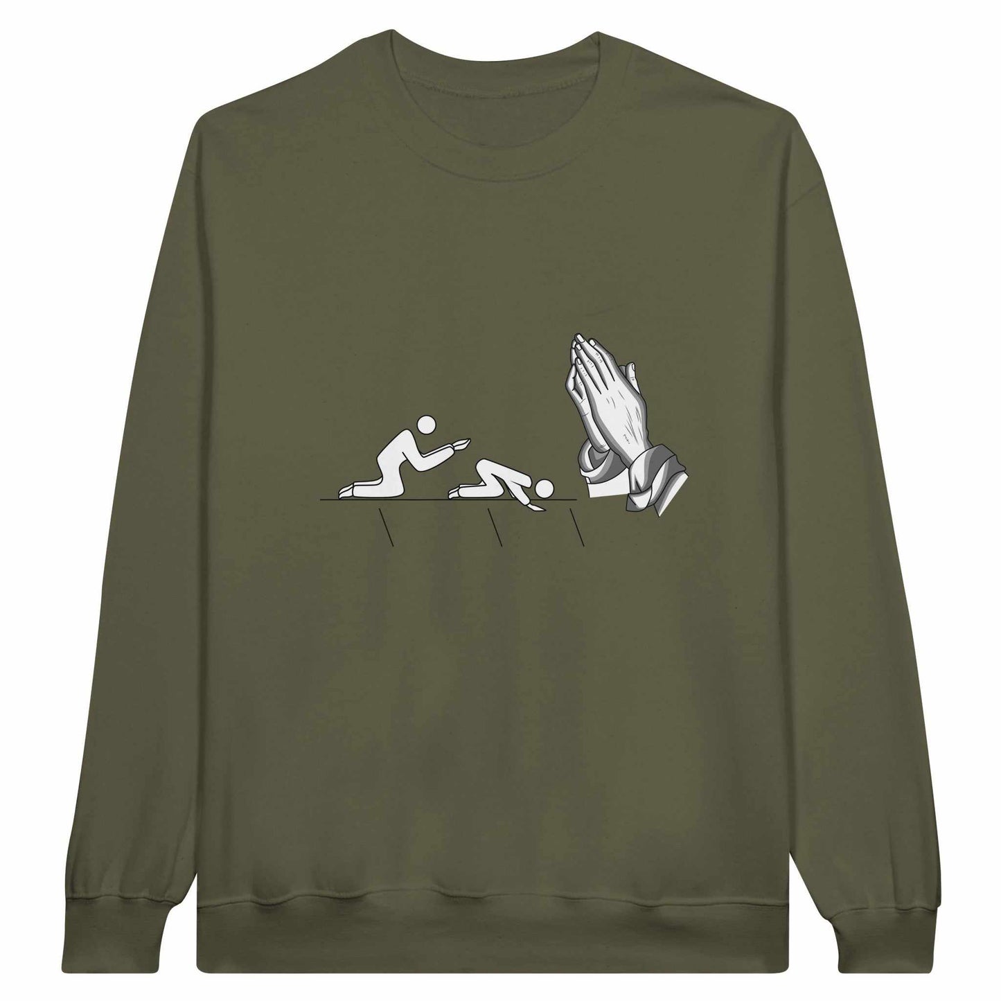 Classic Unisex classic sweatshirt - Kneel why you pray