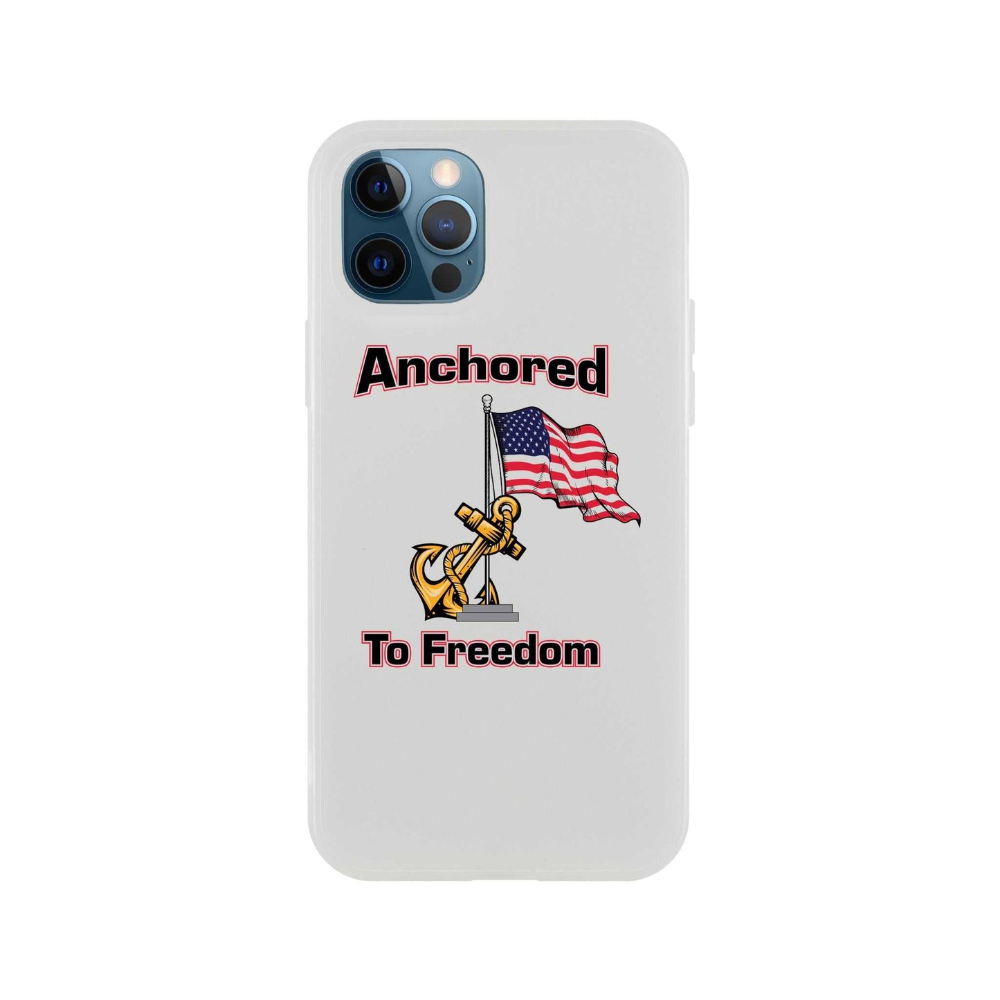 Apple Flexi case - Anchored to Freedom
