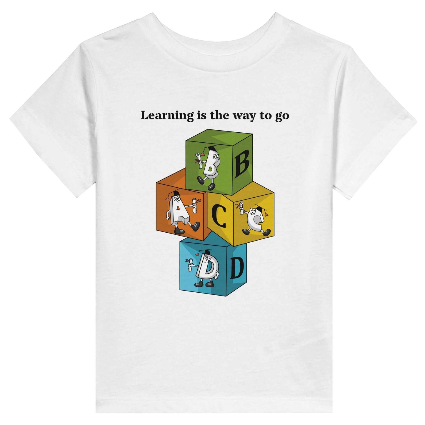 Toddler Staple T-Shirt | Bella + Canvas 3001T - Learning ABC's