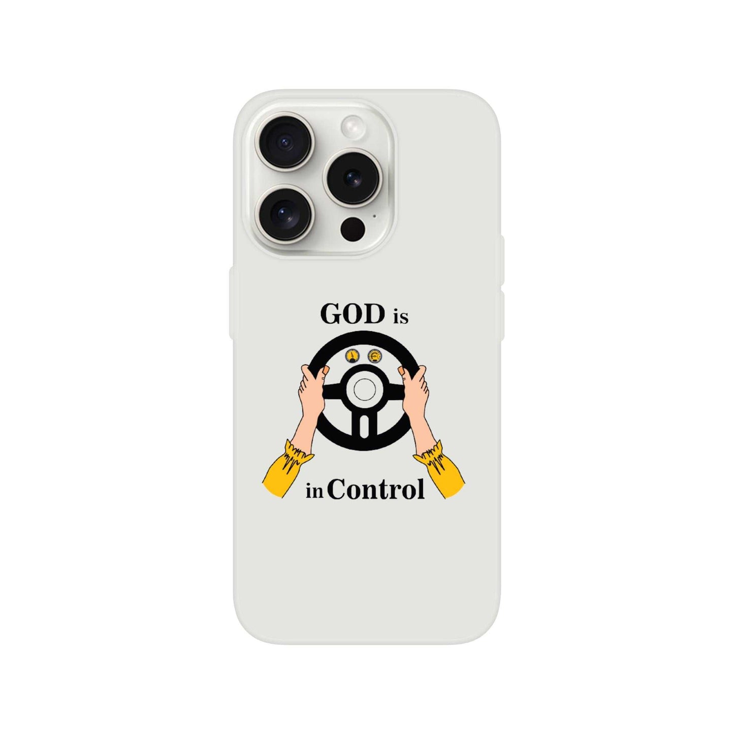 Apple Flexi case - God Is In Control