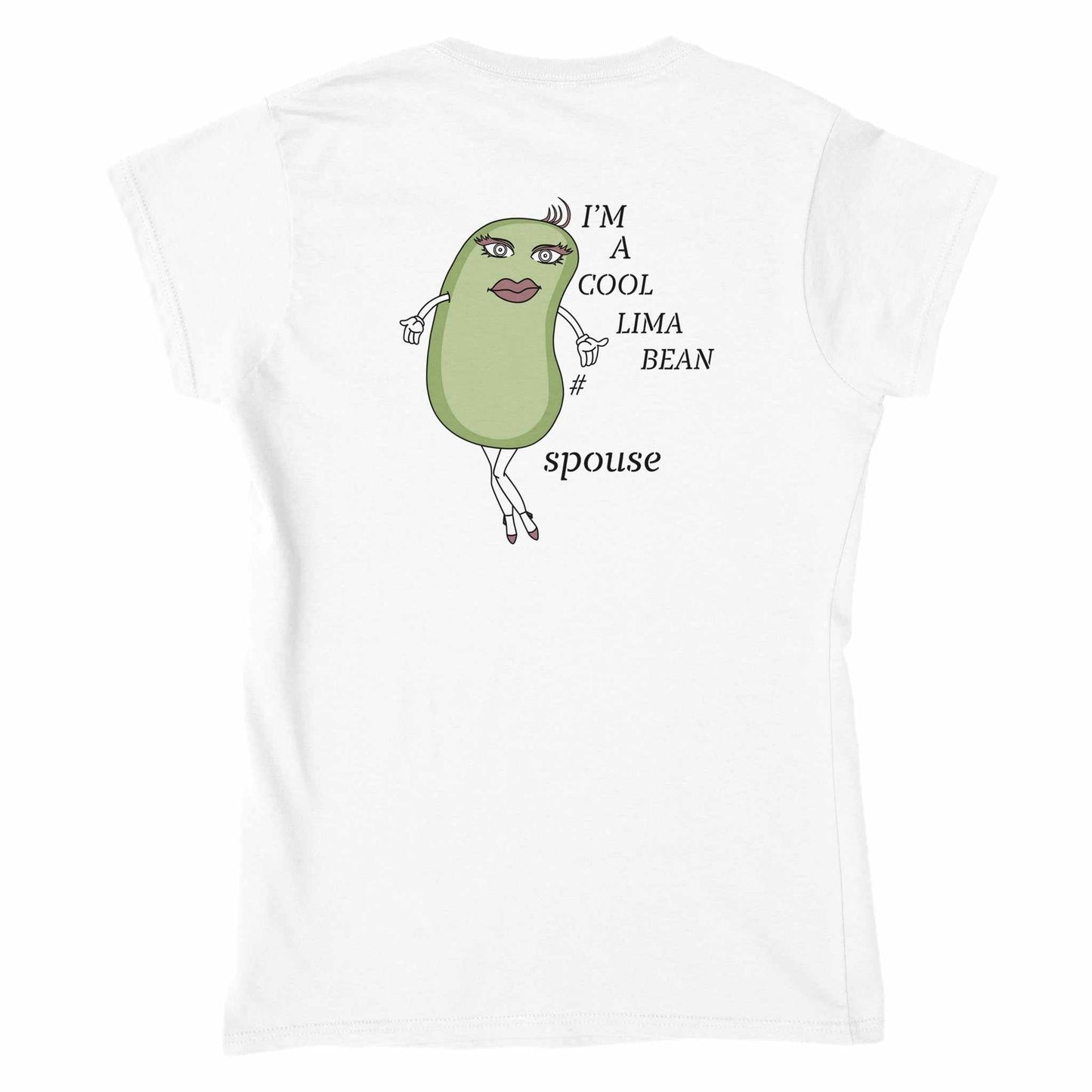 Classic Womens Crewneck T-shirt - Cool Lima Bean Spouse