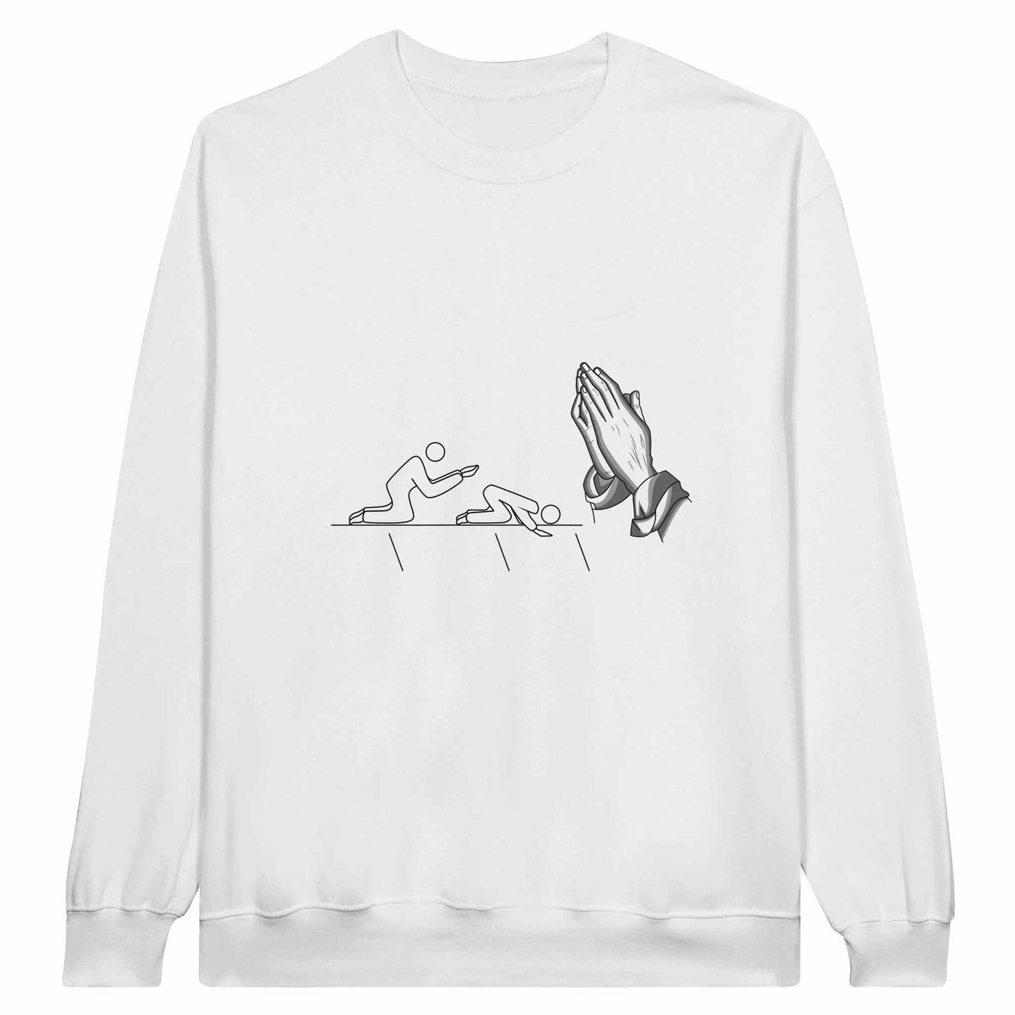 Classic Unisex classic sweatshirt - Kneel why you pray