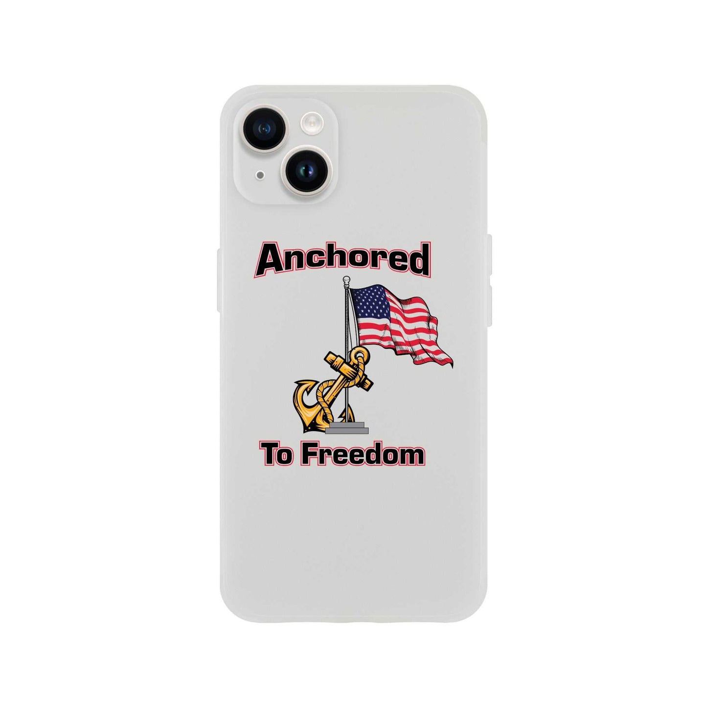 Apple Flexi case - Anchored to Freedom