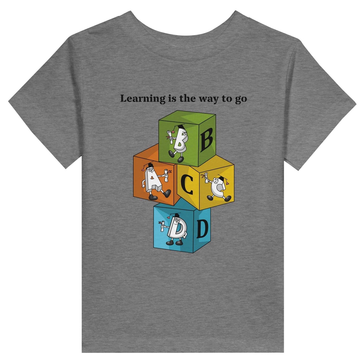 Toddler Staple T-Shirt | Bella + Canvas 3001T - Learning ABC's