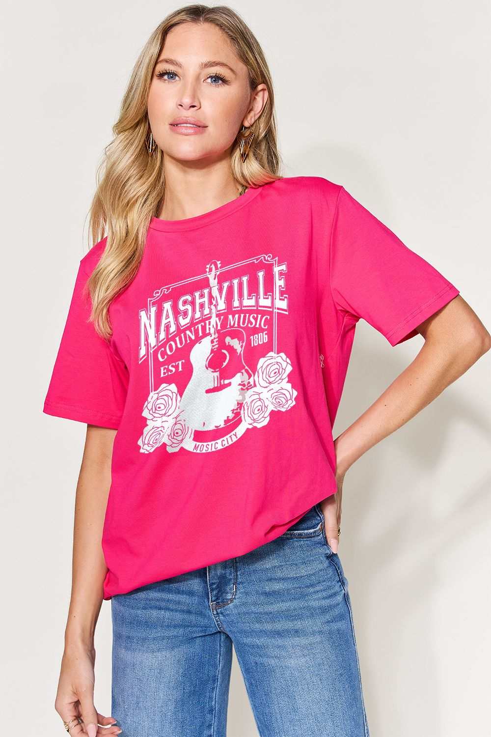 Simply Love Full Size Graphic Round Neck Short Sleeve T-Shirt