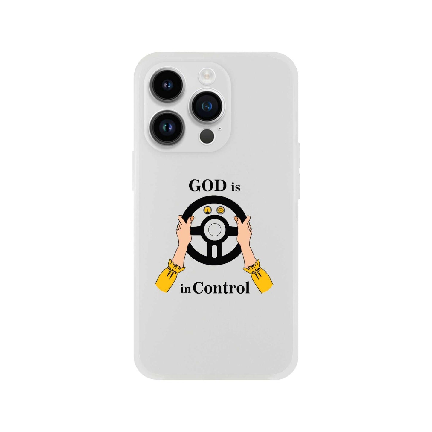 Apple Flexi case - God Is In Control