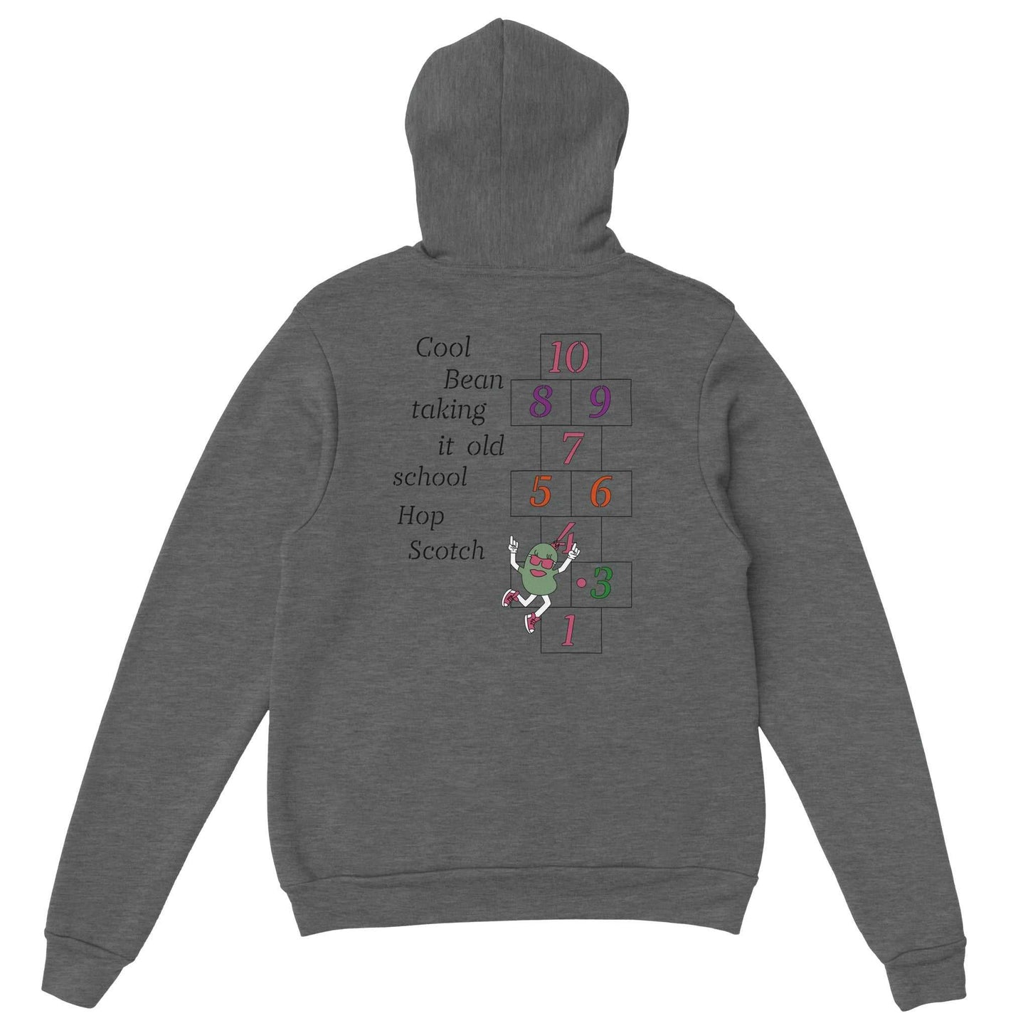 Premium Unisex Pullover Hoodie - Cool Lima Bean Goes Old School Hop Scotch