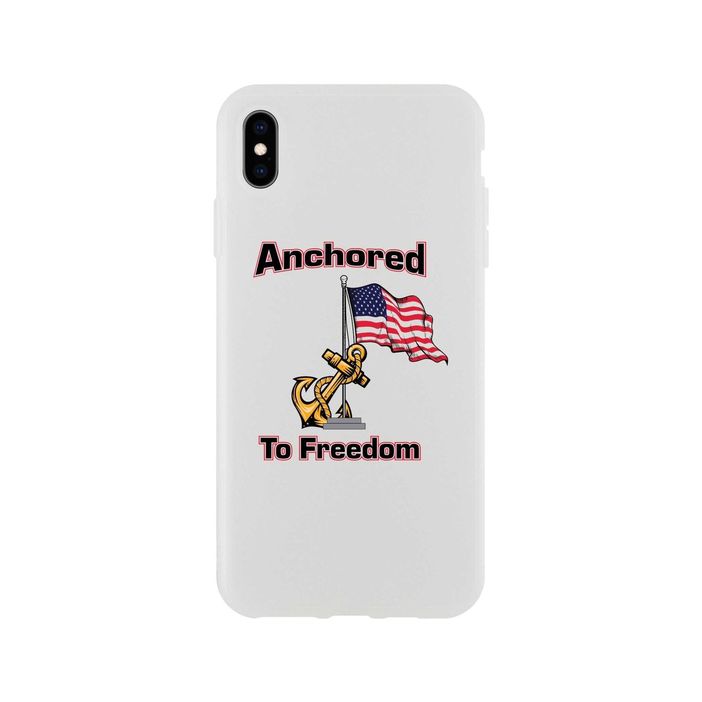 Apple Flexi case - Anchored to Freedom
