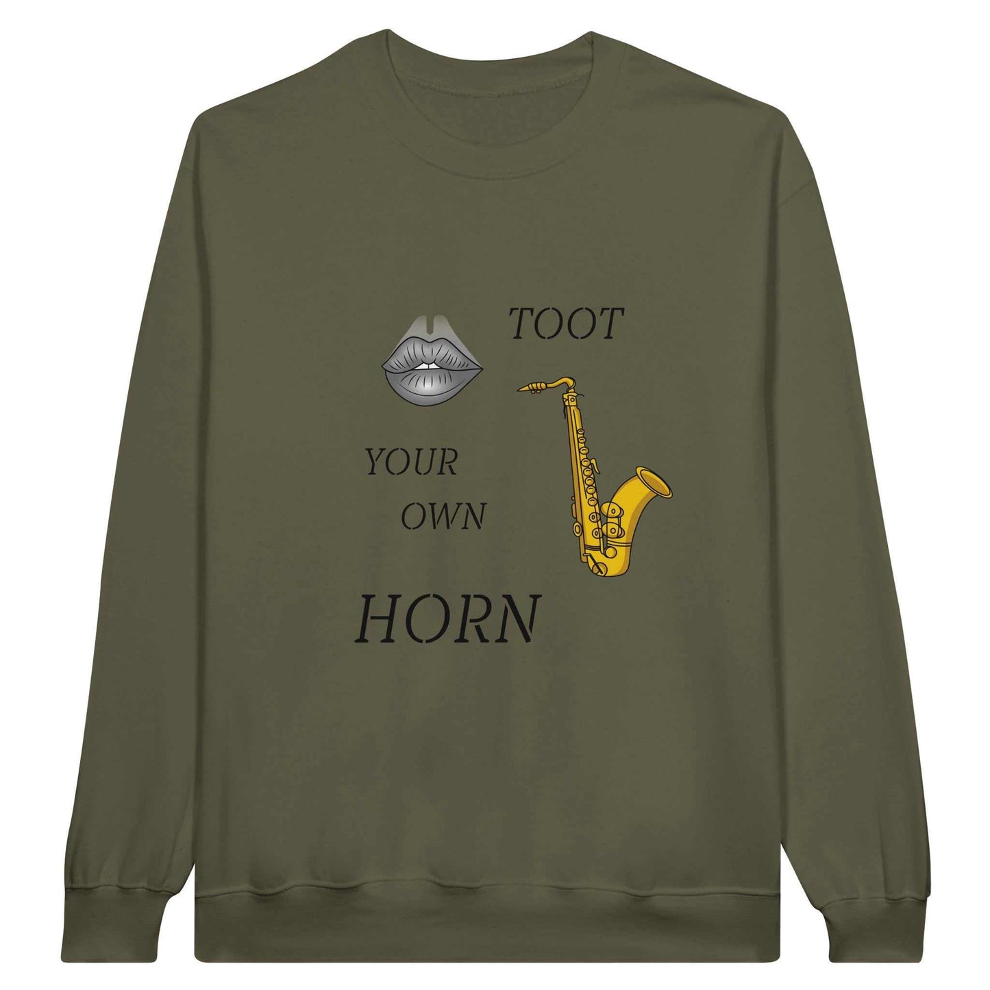 Classic Unisex Crewneck Sweatshirt - Toot Your Own Horn