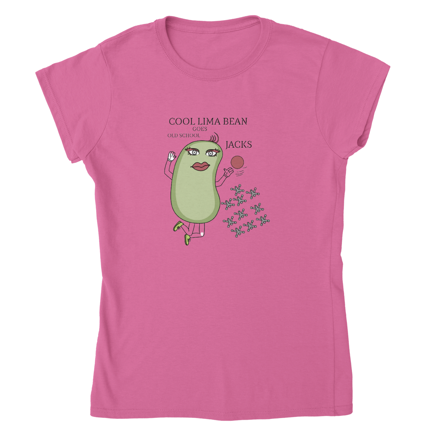 Classic Womens Crewneck T-shirt - Female Old School Jacks