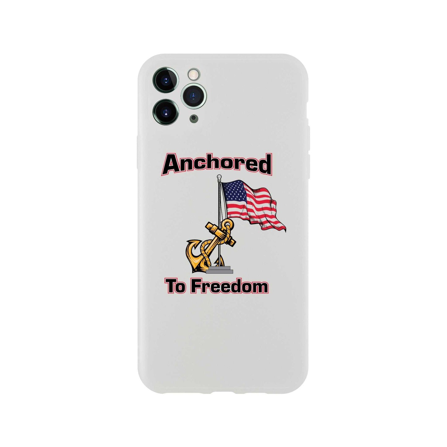 Apple Flexi case - Anchored to Freedom