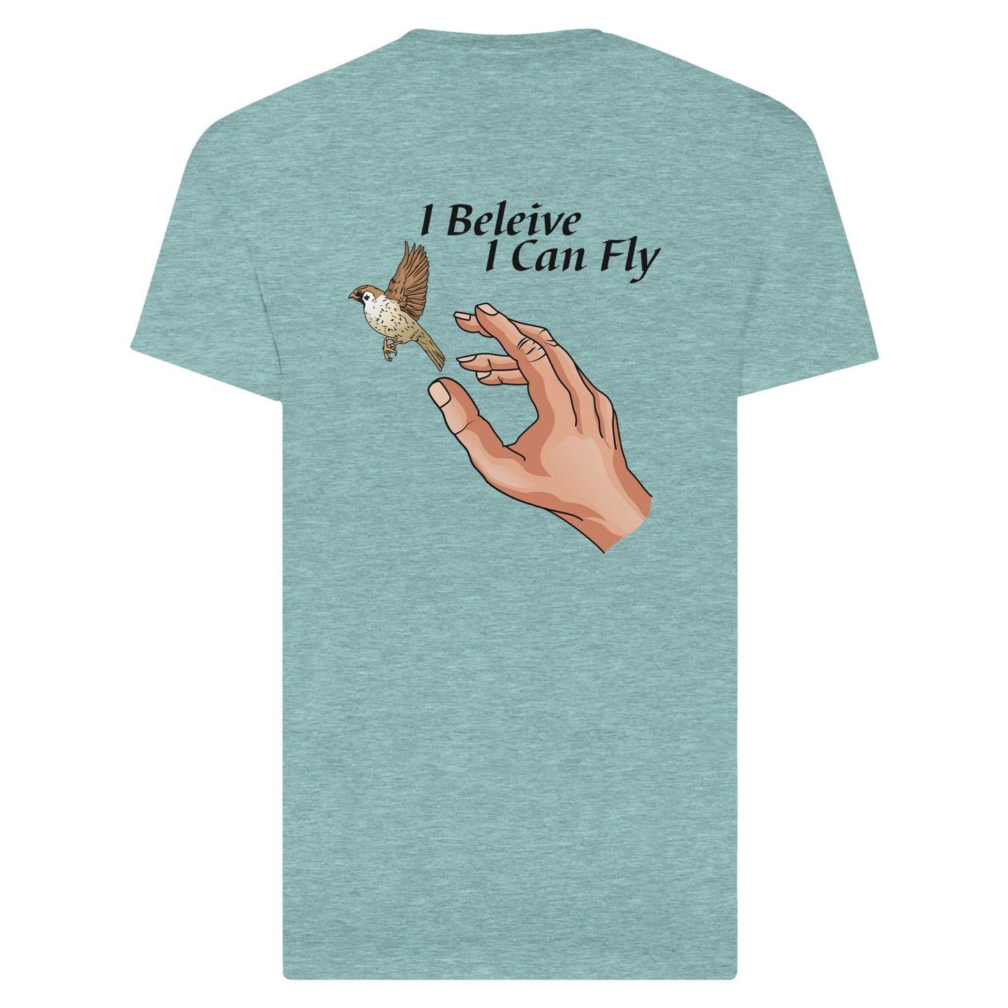 Premium Unisex Crewneck T-shirt - I Believe, I Can Fly