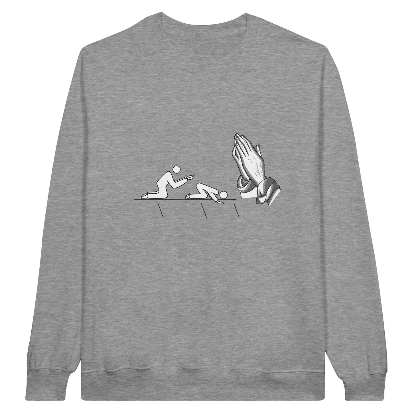 Classic Unisex classic sweatshirt - Kneel why you pray