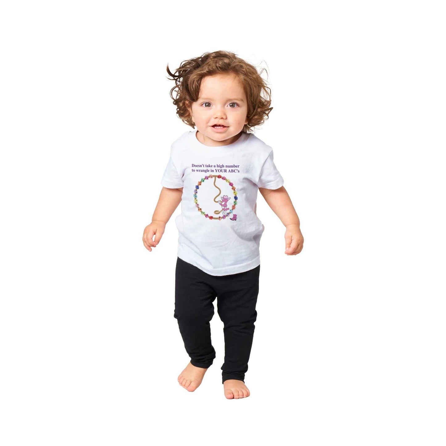 Classic Baby Crewneck T-shirt - Whipping those numbers into learning
