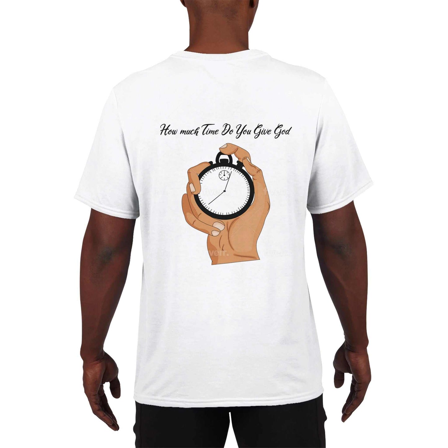 Performance Unisex Crewneck T-shirt - How Much Time Do You Give God